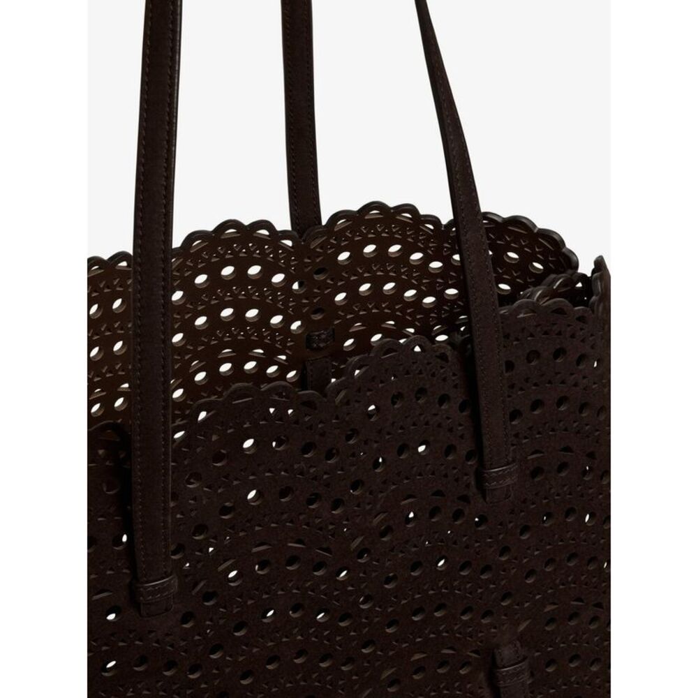 Alaia Women Mina 37 Leather With Vienne Motif Shoulder Bag - Picture 4 of 4